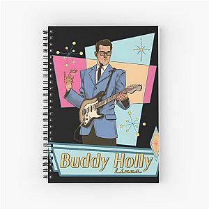 Buddy Holly Lives Classic Spiral Notebook