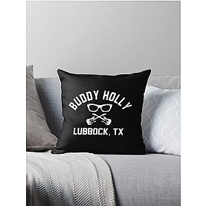 Camiseta Buddy Holly Throw Pillow