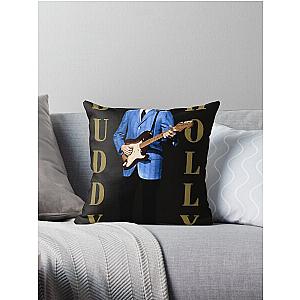 Buddy Holly Throw Pillow