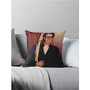 Buddy Holly 19 Throw Pillow