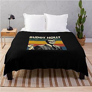 Buddy Holly a Buddy Holly a Buddy Holly Throw Blanket