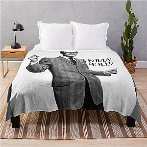 Buddy Holly Throw Blanket