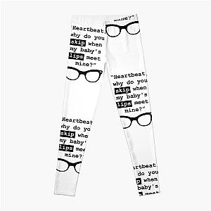 Buddy Holly quote - Heartbeat Leggings