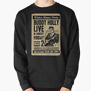 Buddy Holly Concert Poster. Pullover Sweatshirt