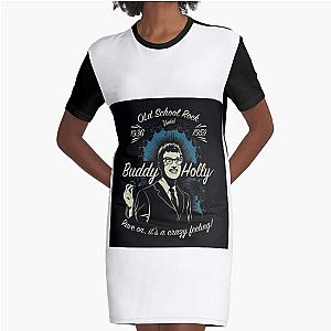 Buddy Holly Graphic T-Shirt Dress