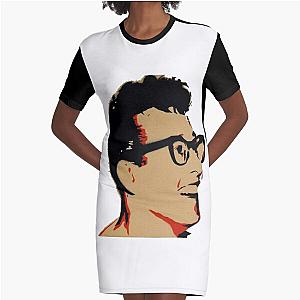 Buddy Holly Graphic T-Shirt Dress
