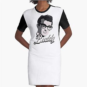 Buddy Holly Graphic T-Shirt Dress