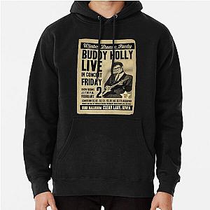 Buddy Holly Concert Poster. Pullover Hoodie