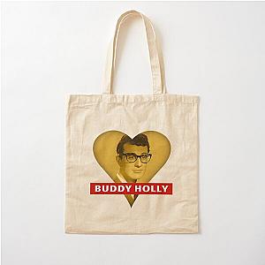 Love Buddy Holly Cotton Tote Bag