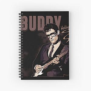 Buddy Holly  Bron Vintage Spiral Notebook