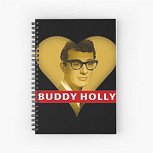 Love Buddy Holly Spiral Notebook