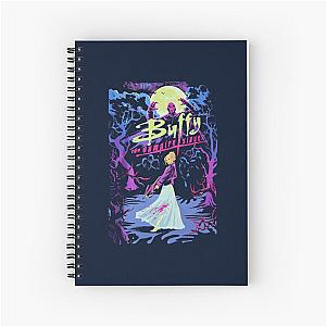 Vintage Buffy Vampire And Demon Hunter Spiral Notebook