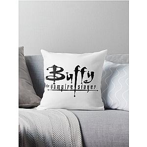 Buffy The Vampire Slayer Logo Throw Pillow