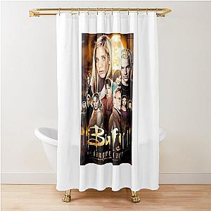 Mens My Favorite Buffy The Vampire Slayer Funny Fans Shower Curtain