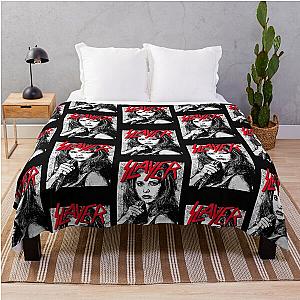 Buffy Vampire Metal Mashup Throw Blanket