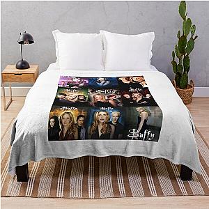 Lover Gifts Buffy Summers Film Spike  Gift For Birthday Throw Blanket