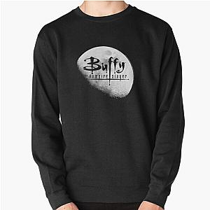 Buffy the Vampire Slayer Buffy Logo Moon Pullover Sweatshirt