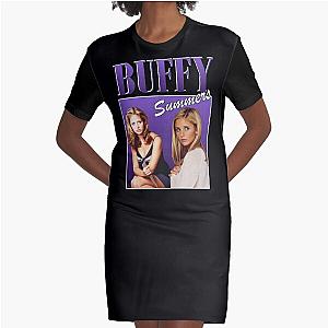 Buffy Summers Classic Design Graphic T-Shirt Dress