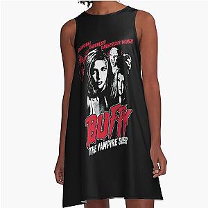 Buffy The Vampire Slayer Horror Movie A-Line Dress