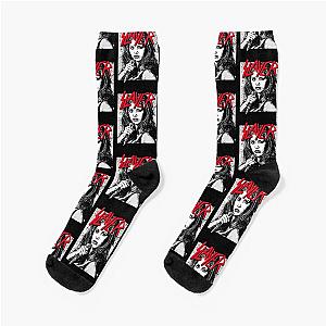 Buffy Vampire Metal Mashup Socks