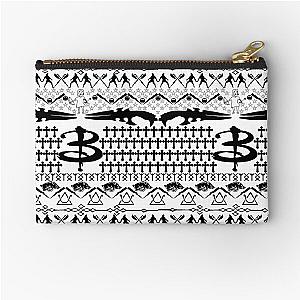 Buffy Ugly Holiday Sweater Pattern Zipper Pouch