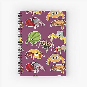 Bugsnax Pack Fan Art Bugs Snacks Pattern Bookbag Spiral Notebook