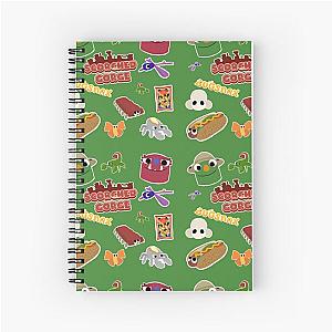 Bugsnax Fan Art  Scorched Gorge  Bookbag Spiral Notebook