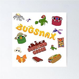 Bugsnax Pattern Bugs Pack - Bugsnax Pack Bookbag Backpack  Poster