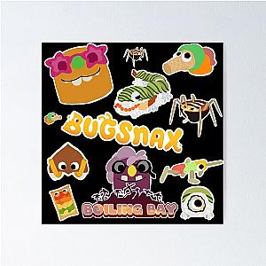 Boiling Bay Bugsnax Fan Art  Bookbag Bugsnax Pack Pattern Poster