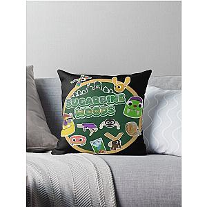 Sugarpine Woods Bugsnax Characters Kinda bug, Kinda Snack - Bugsnax Snax and Grumpus Throw Pillow