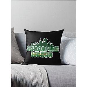 Sugarpine Woods Bugsnax Location Throw Pillow