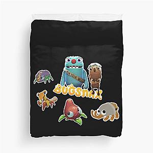 Bugsnax Fan Art Pack - Bugsnax Grumps and BugSnax Characters Bugsnax Mayor Filbo Duvet Cover