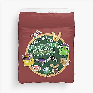 Sugarpine Woods Bugsnax Characters - Bugsnax Snax and Grumpus Duvet Cover