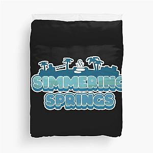 Simmering Springs Bugsnax Location Duvet Cover