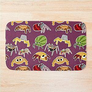 Bugsnax Pack Fan Art Bugs Snacks Pattern Bookbag Bath Mat