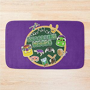 Sugarpine Woods Bugsnax Characters - Bugsnax Snax and Grumpus Bath Mat