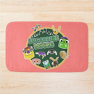 Sugarpine Woods Bugsnax Characters - Bugsnax Snax and Grumpus Bath Mat