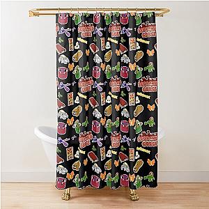 Bugsnax Fan Art Scorched Gorge Bookbag  Shower Curtain