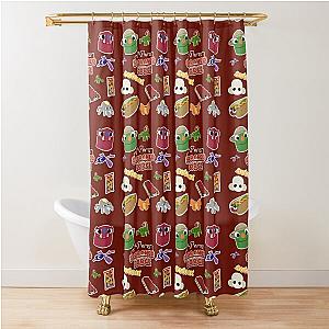 Bugsnax Fan Art  Scorched Gorge  Shower Curtain