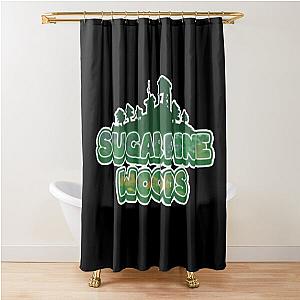 Sugarpine Woods Bugsnax Location Shower Curtain