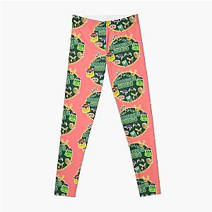 Sugarpine Woods Bugsnax Characters - Bugsnax Snax and Grumpus Leggings