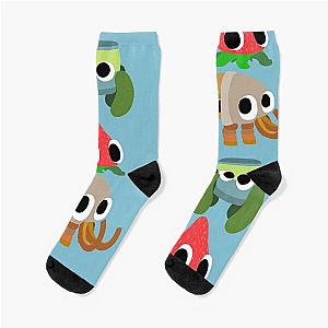 Bugsnax (Bunger, Strabby, & Pinkle) Socks