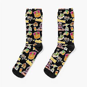 Boiling Bay Bugsnax Fan Art  Bookbag Bugsnax Pack Pattern Socks