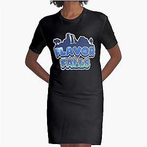 Flavor Falls Bugsnax Location Graphic T-Shirt Dress