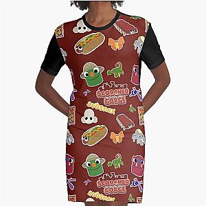 Bugsnax Fan Art  Scorched Gorge  Graphic T-Shirt Dress