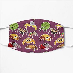 Bugsnax Pack Fan Art Bugs Snacks Pattern Bookbag Flat Mask