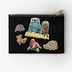 Bugsnax Fan Art Pack - Bugsnax Grumps and BugSnax Characters Bugsnax Mayor Filbo Zipper Pouch