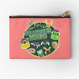 Sugarpine Woods Bugsnax Characters - Bugsnax Snax and Grumpus Zipper Pouch