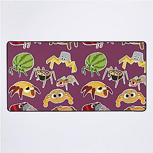 Bugsnax Pack Fan Art Bugs Snacks Pattern Bookbag Desk Mat