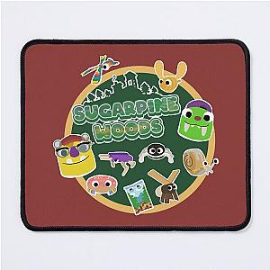 Sugarpine Woods Bugsnax Characters - Bugsnax Snax and Grumpus Mouse Pad